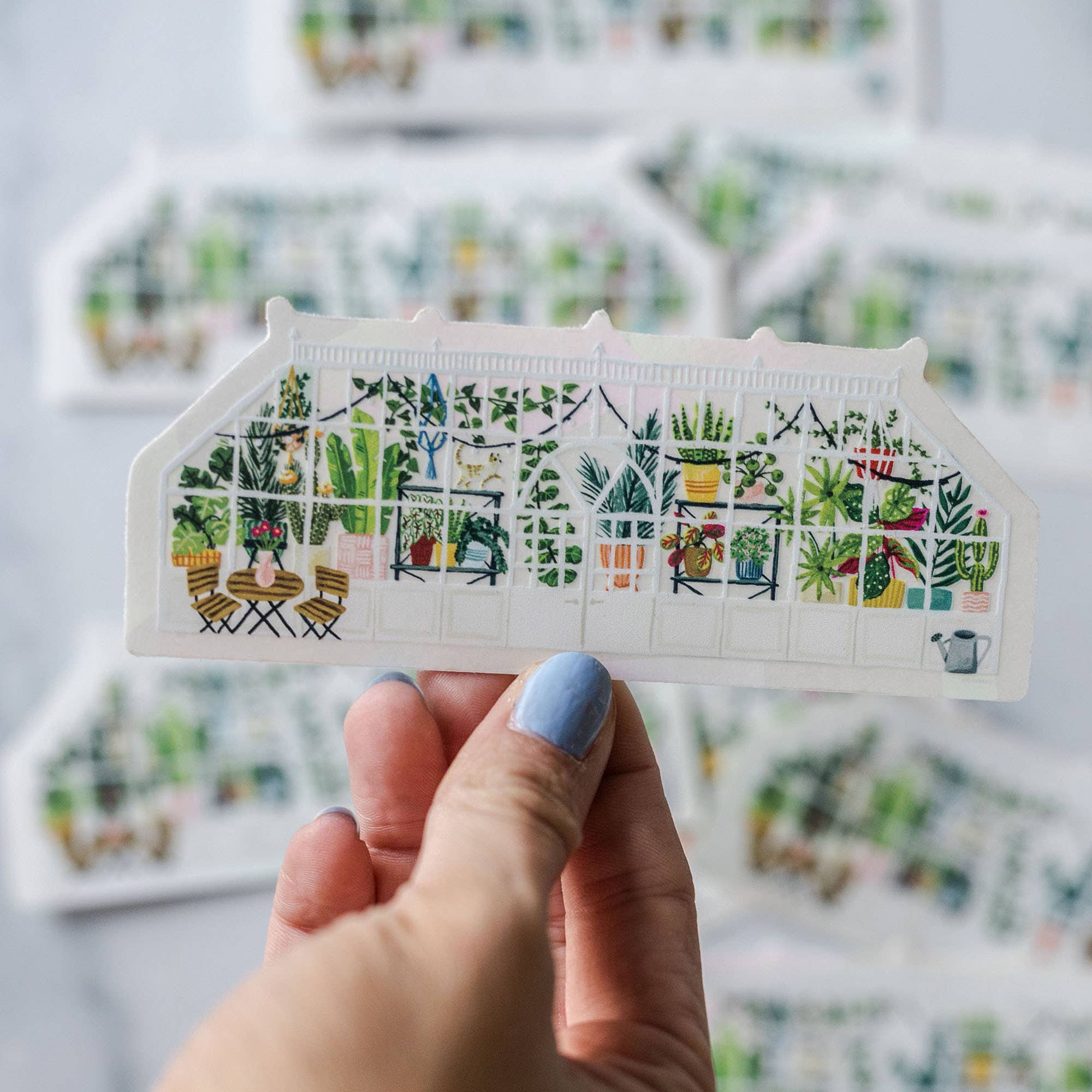 1canoe2 | One Canoe Two Paper Co. - Wholesale Sticker - Greenhouse Sun Catcher Decal Sticker1