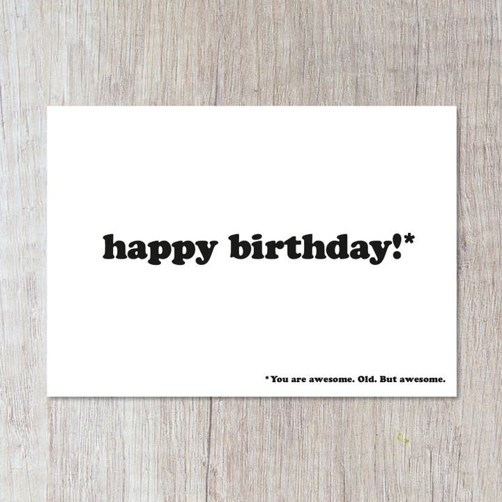 Happy birthday. Awesome. for wholesale by Momokin