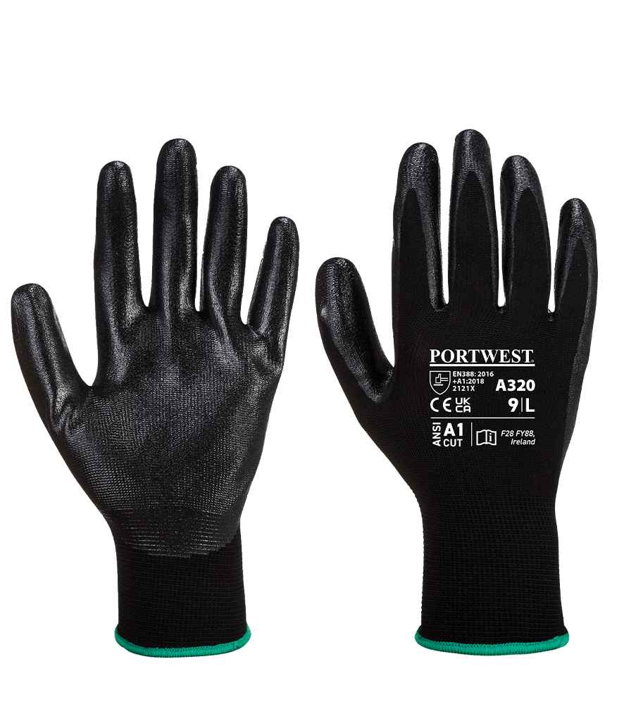 Black Portwest Dexti-Grip Gloves for wholesale on Faire0