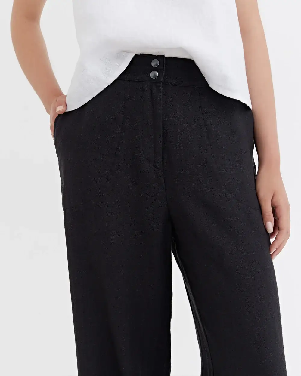 MagicLinen (We handle U.S. import procedures for you) - Wholesale Pants - Women's - Wide linen pants Banff3