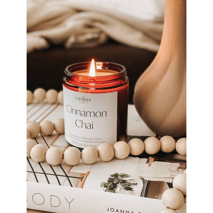 the earthside co - Wholesale Votive Candle - Cinnamon Chai