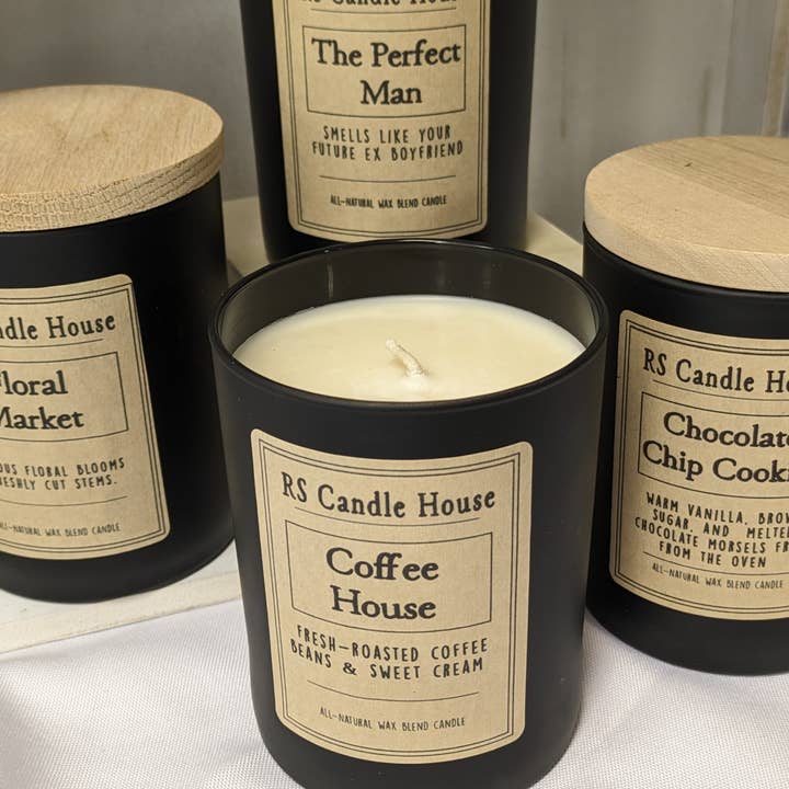 Black Matte Candles (Bestseller Bundle) for wholesale by Ruby Soapworks