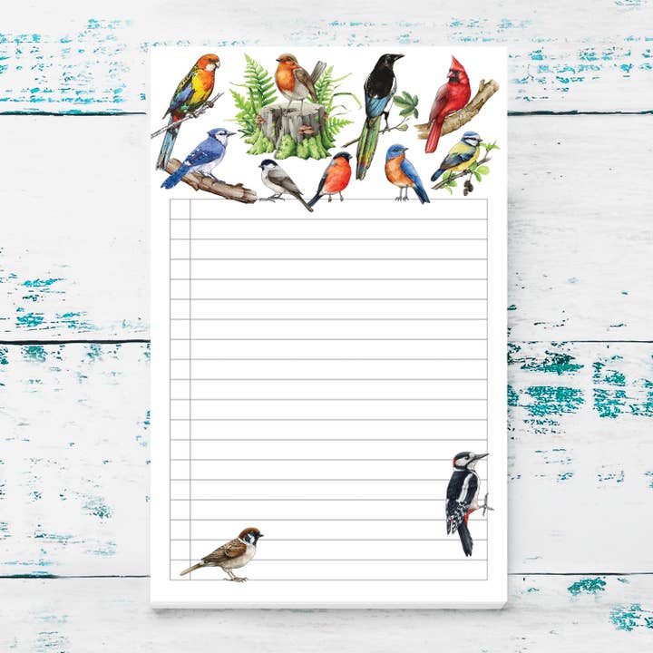 Birds Notepad for wholesale by Brook Isle