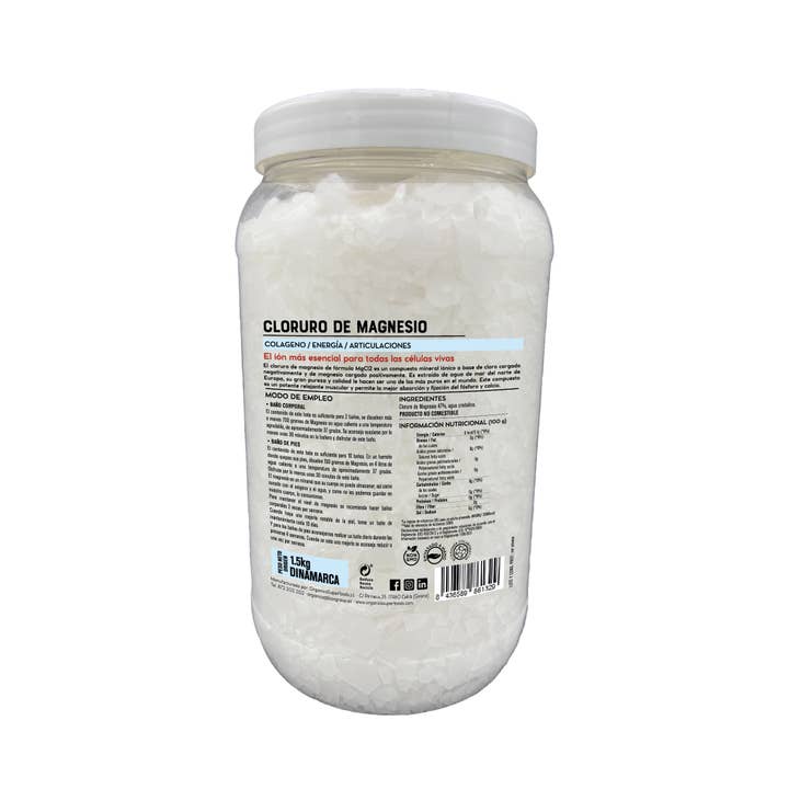 Orgánica Superfoods SL - Wholesale Protein/Superfood Powder - Magnesium Chloride Flakes - 1500g1