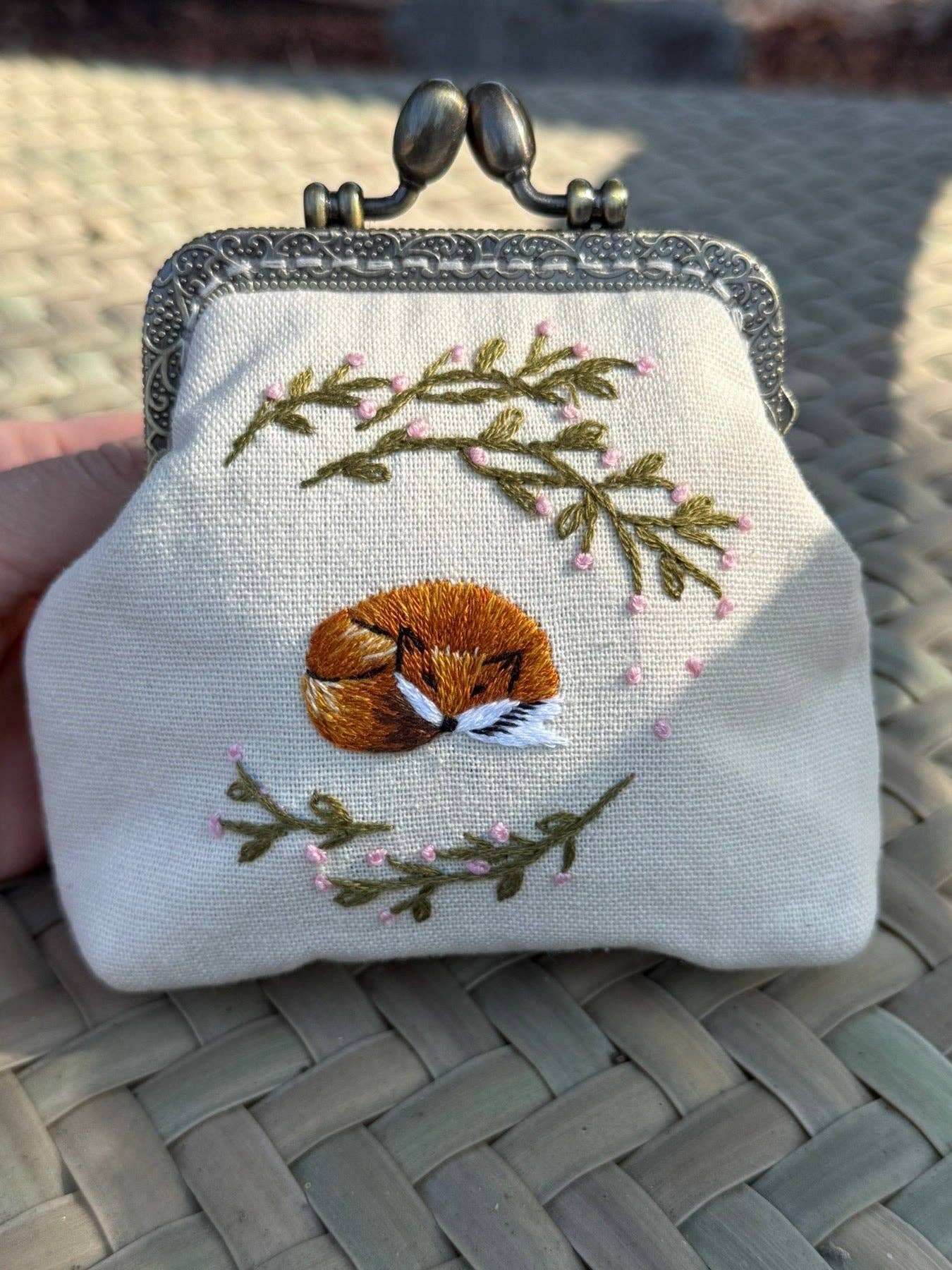 Quince Fables - Wholesale Keepsake Coin/Token - Fox Embroidered Coin Purse  ✅ 1