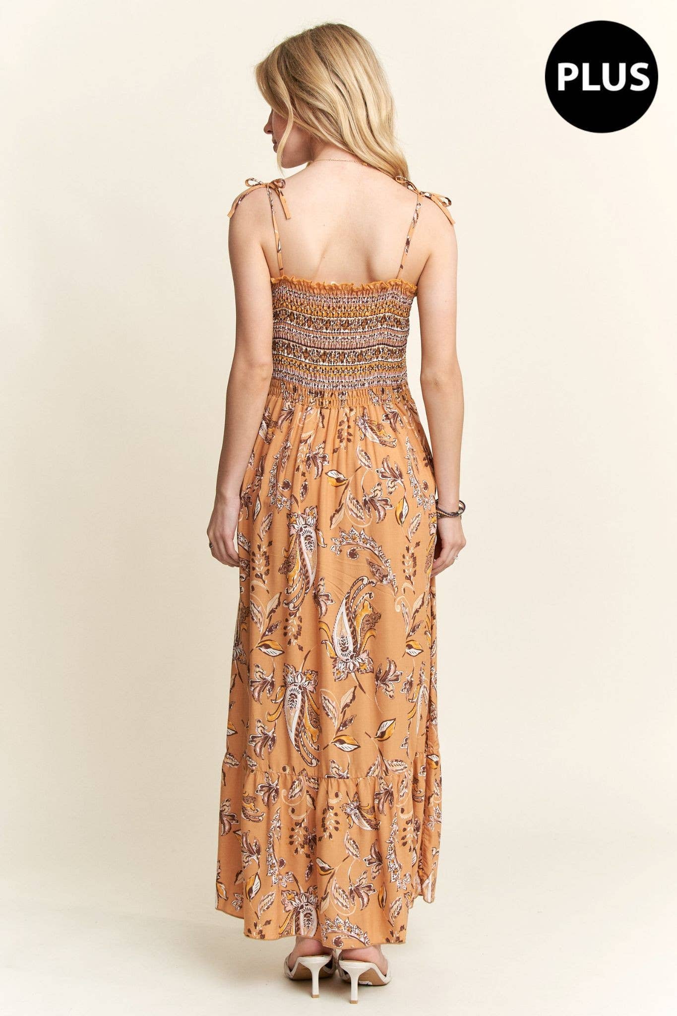 ADORA LA - Wholesale Dress - Women's - D7501MMX - TIE SHOULDER MAXI DRESS19