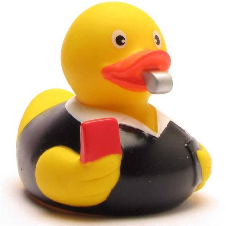 Bath Duck Referee - Rubber Duck for wholesale by Duckshop