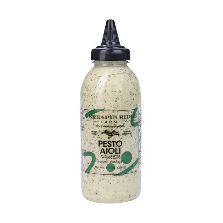 Pesto Aioli 12.5 oz for wholesale by Terrapin Ridge Farms