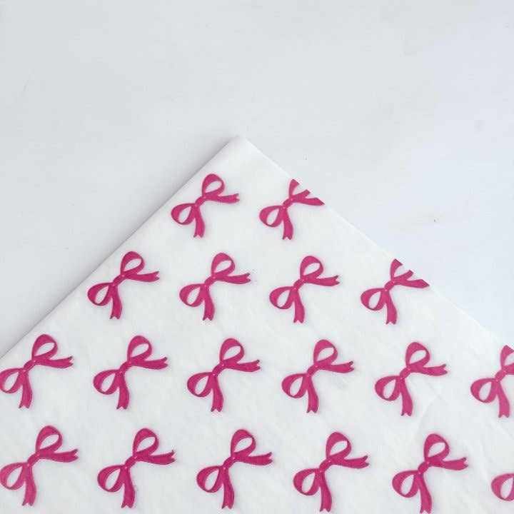 Papel Seda 500 Folhas De 62x86cm BOW Candy Pink por atacado de CHIC&PAPER