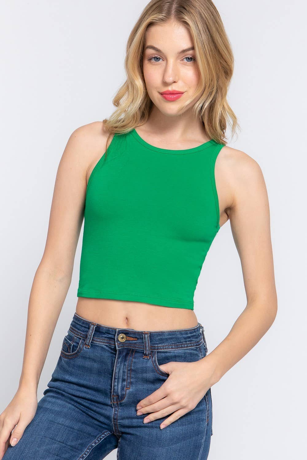 Active Basic | Active USA - Wholesale Tanktop - Dames - Halternek cropped top1