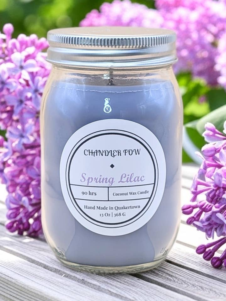 Spring Lilac 13 Oz Candle for wholesale by Chandler Fow