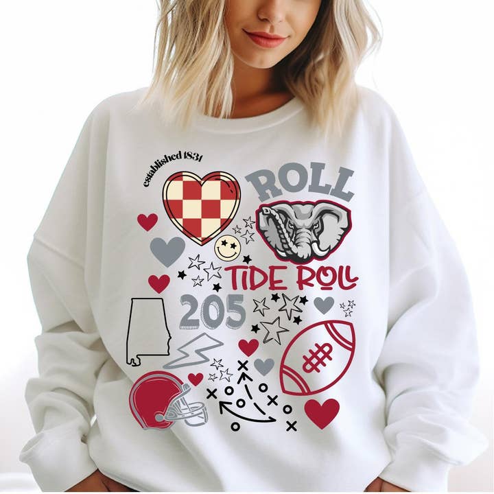 Nashville Design House - Wholesale Sublimation Transfer - Roll Tide Roll DTF Transfer