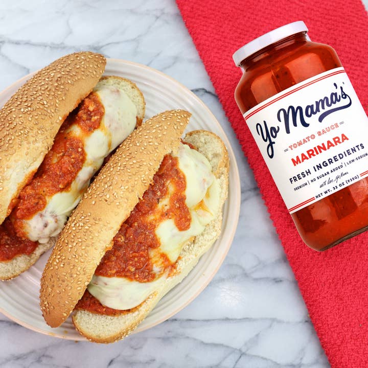 Yo Mama's Foods - Wholesale Pasta sauce - 33 OZ Yo Mamas Original Marinara4