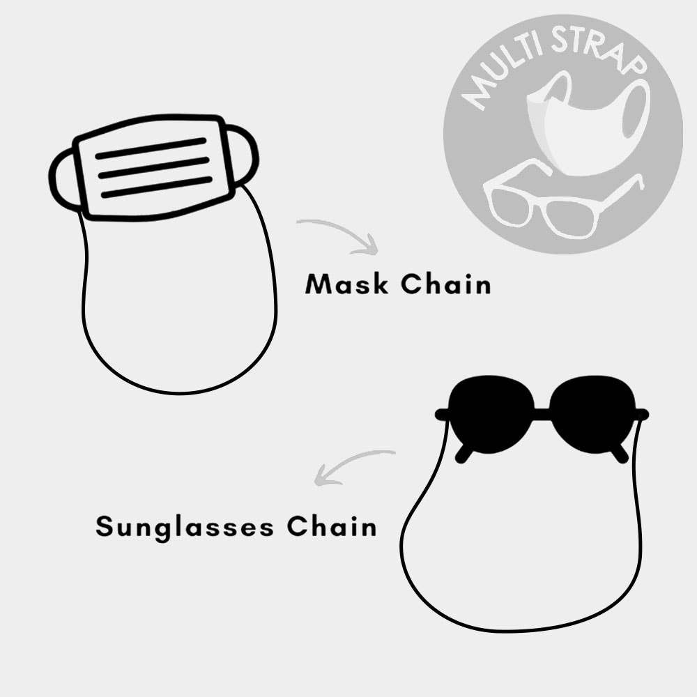 Sensibling Corp. - Wholesale Sunglasses/Eyeglasses Strap - Women's - 12PCS - Faceted Beaded Mask Chains / Glasses Chains2