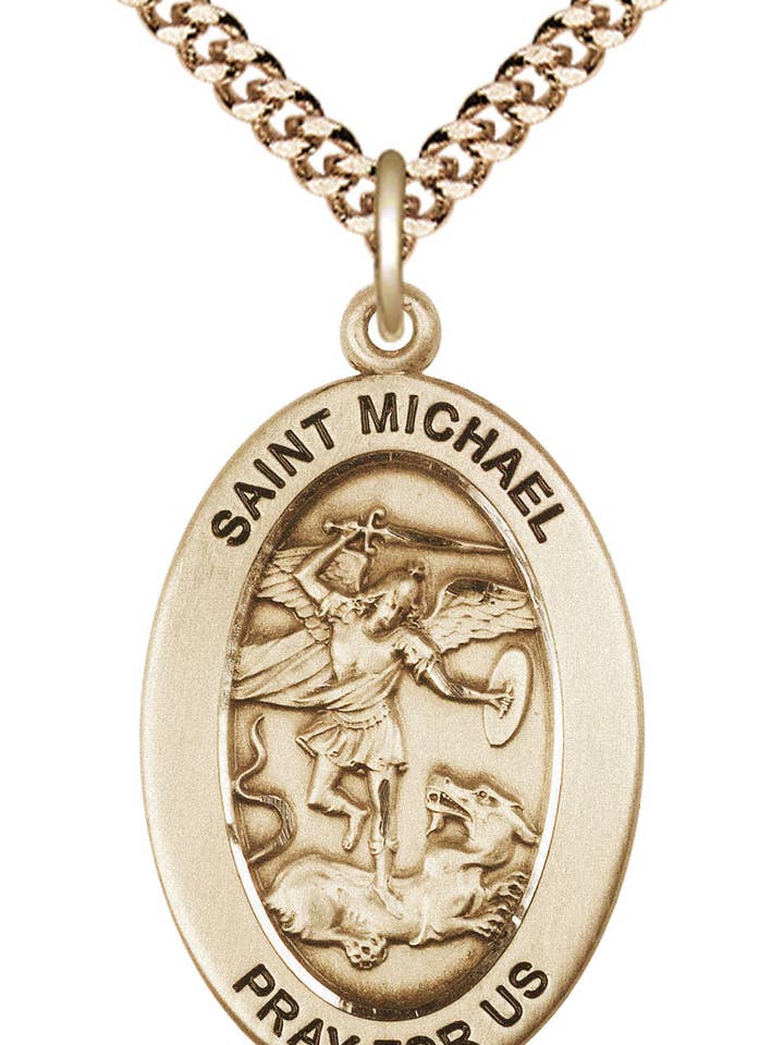 Pendentif Saint Michel Archange pour la vente par Tony’s Jewelry