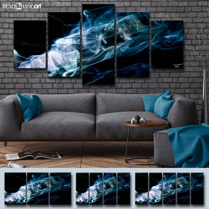 Ready2HangArt‚Ñ¢ 'Glitzy Mist XXIX' by Tristan Scott Canvas Art Set for wholesale by Ready2hangart, Inc.