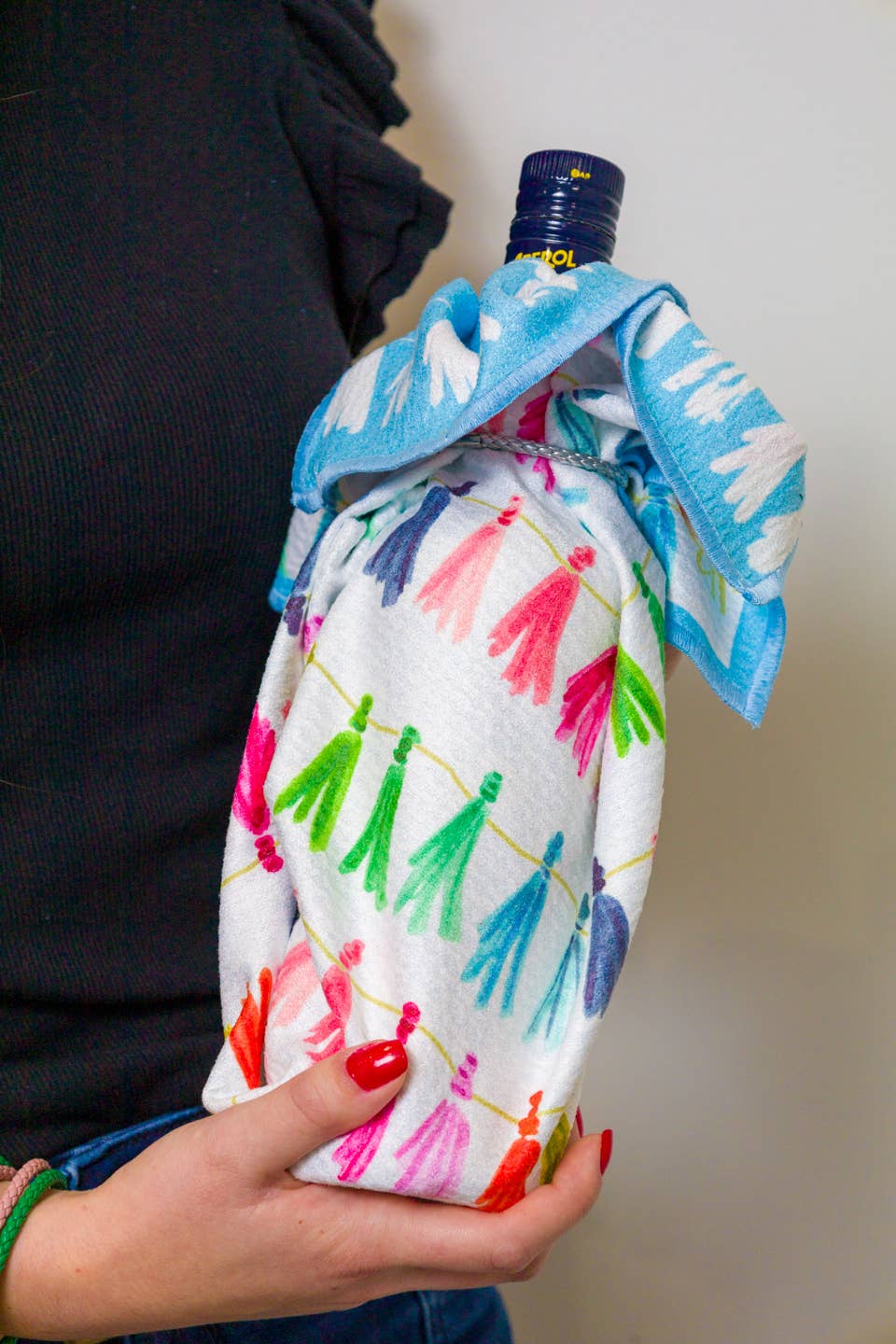 KEVA - Wholesale Tea Towel - Double Sided Tasslin' Tea Towel3