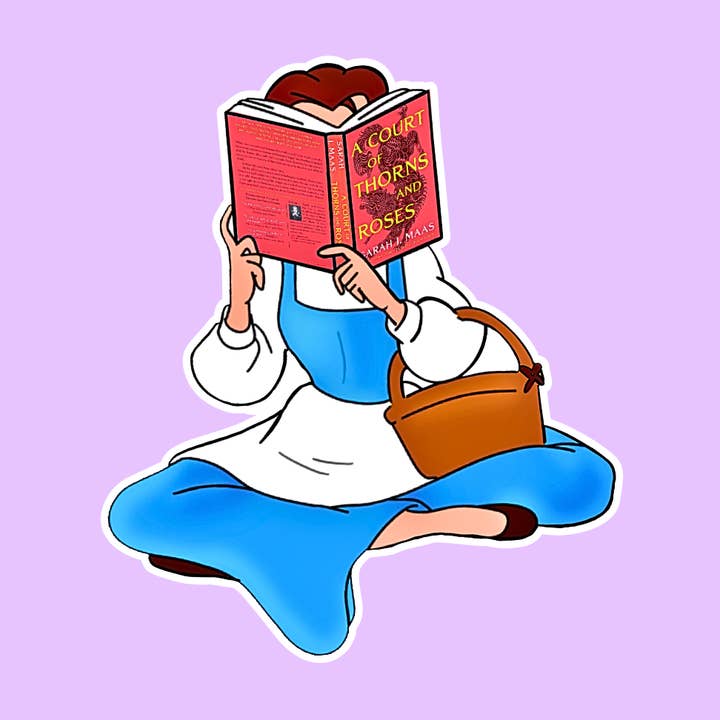 Shadows of Sunshine - Venta al por mayor Pegatina - Pegatina de Belle leyendo ACOTAR0