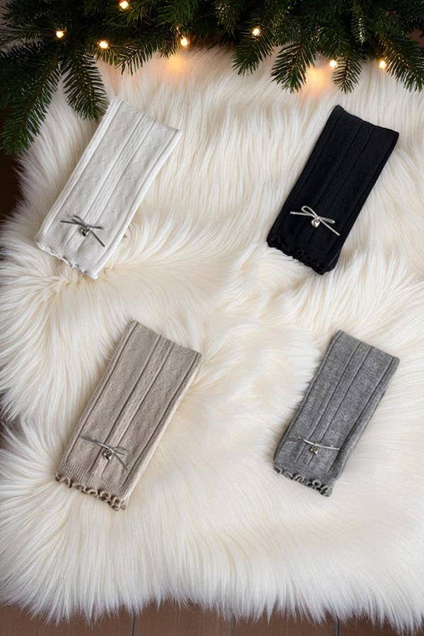 luluclothes - Wholesale Fashion Leggings - Kids - White Knitted socks tight baby girls legging pant 250707M2