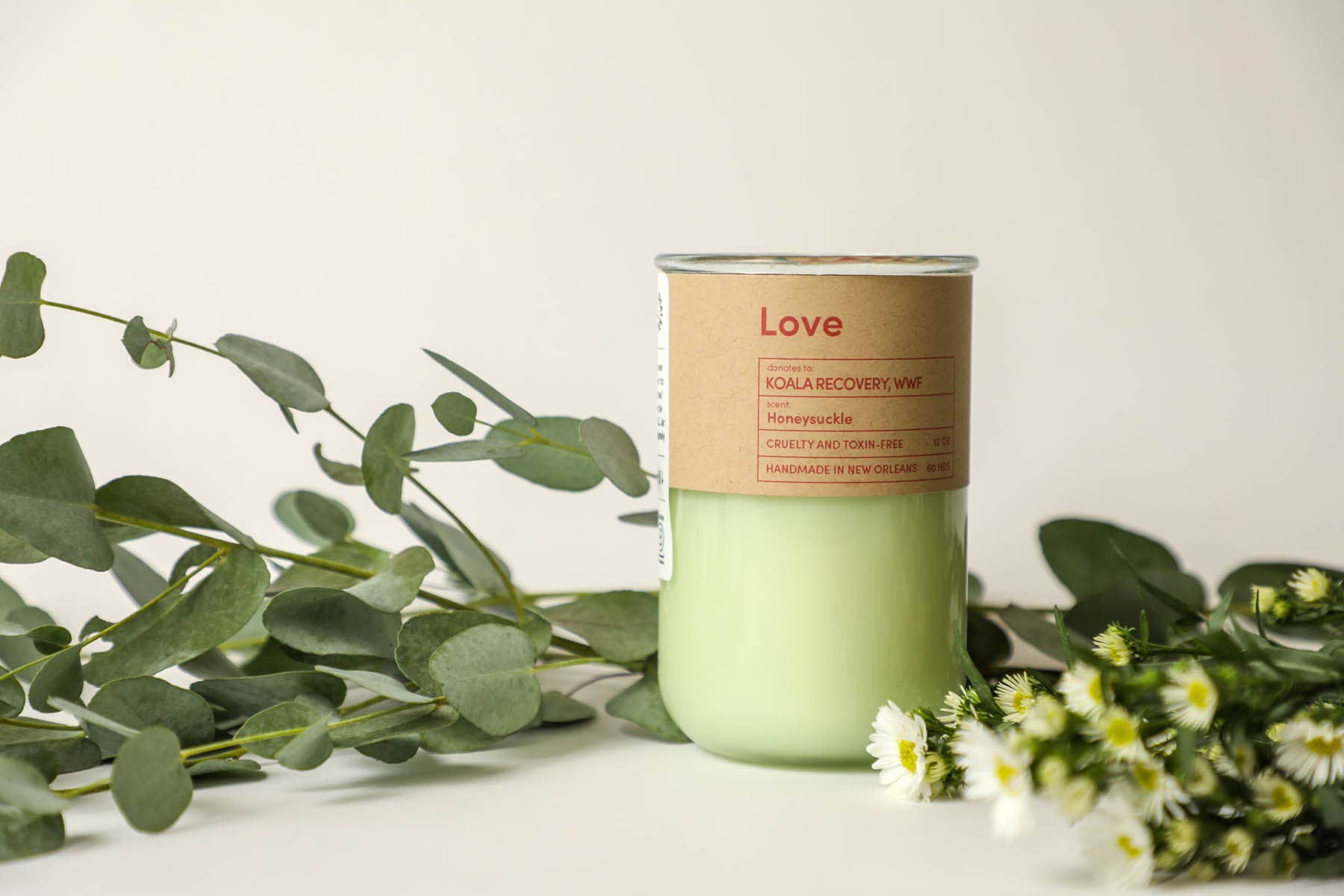 Goods That Matter – wholesale Burkljus – Kärlek, kaprifol doft, ger till WWF, miljövänlig Coco Soy4