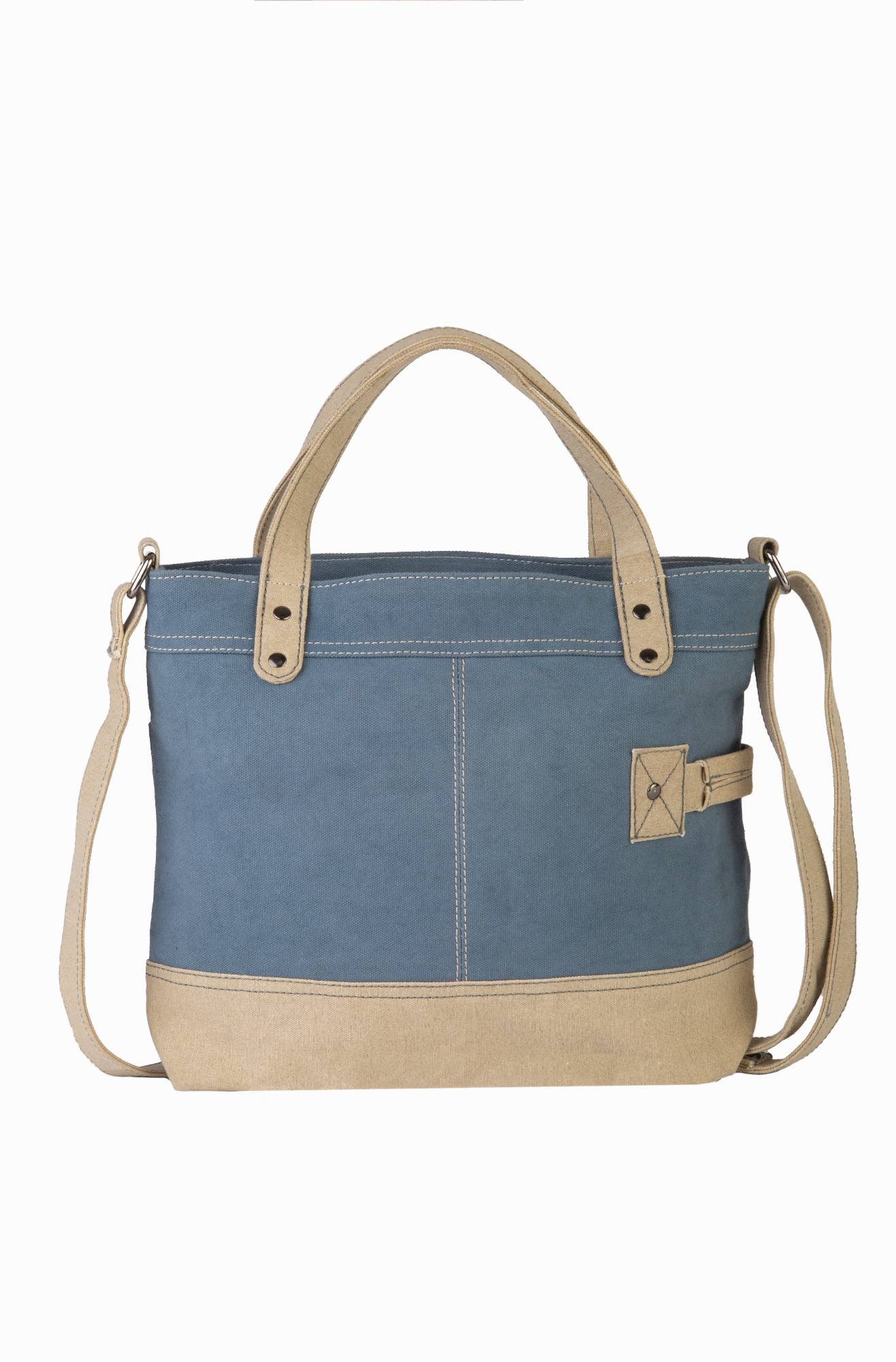Mona B. - Wholesale Crossbody Bag - Women's - Jules Buckled Up Re-Cycled Canvas Women's Crossbody Bag1