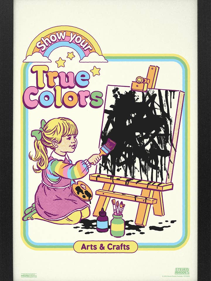 Steven Rhodes - Show Your True Colors Framed Print for wholesale by Pyramid America