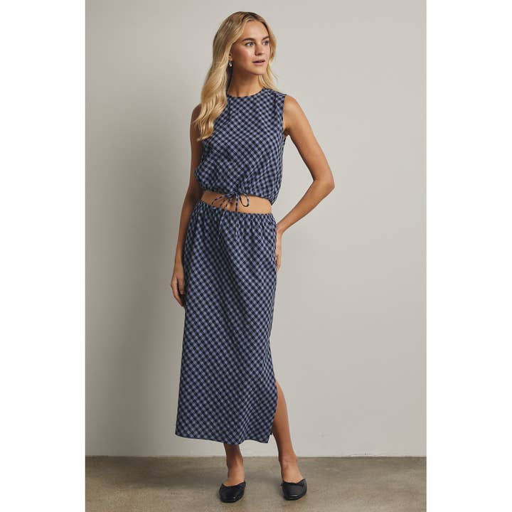 Wishlist Apparel - Wholesale Top & Skirt Set - Women's - PLAID TANK TOP AND SKIRT SET / WL25-115643