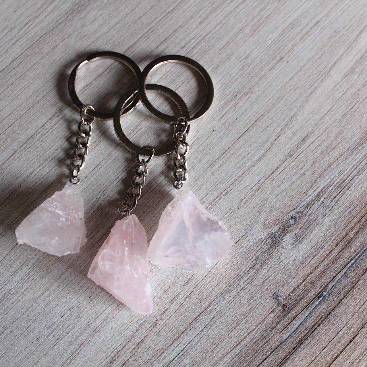 Pebble House - Wholesale Keychain - Unisex - Raw Crystal Keychain (Crystals & Stones)7