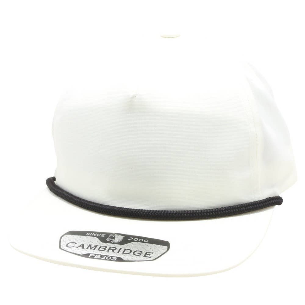 DOBBI - Vente Casquette à visière plate – unisexe - CORDE À 5 PANNEAUX CAMBRIDGE NON STRUCTURÉE6