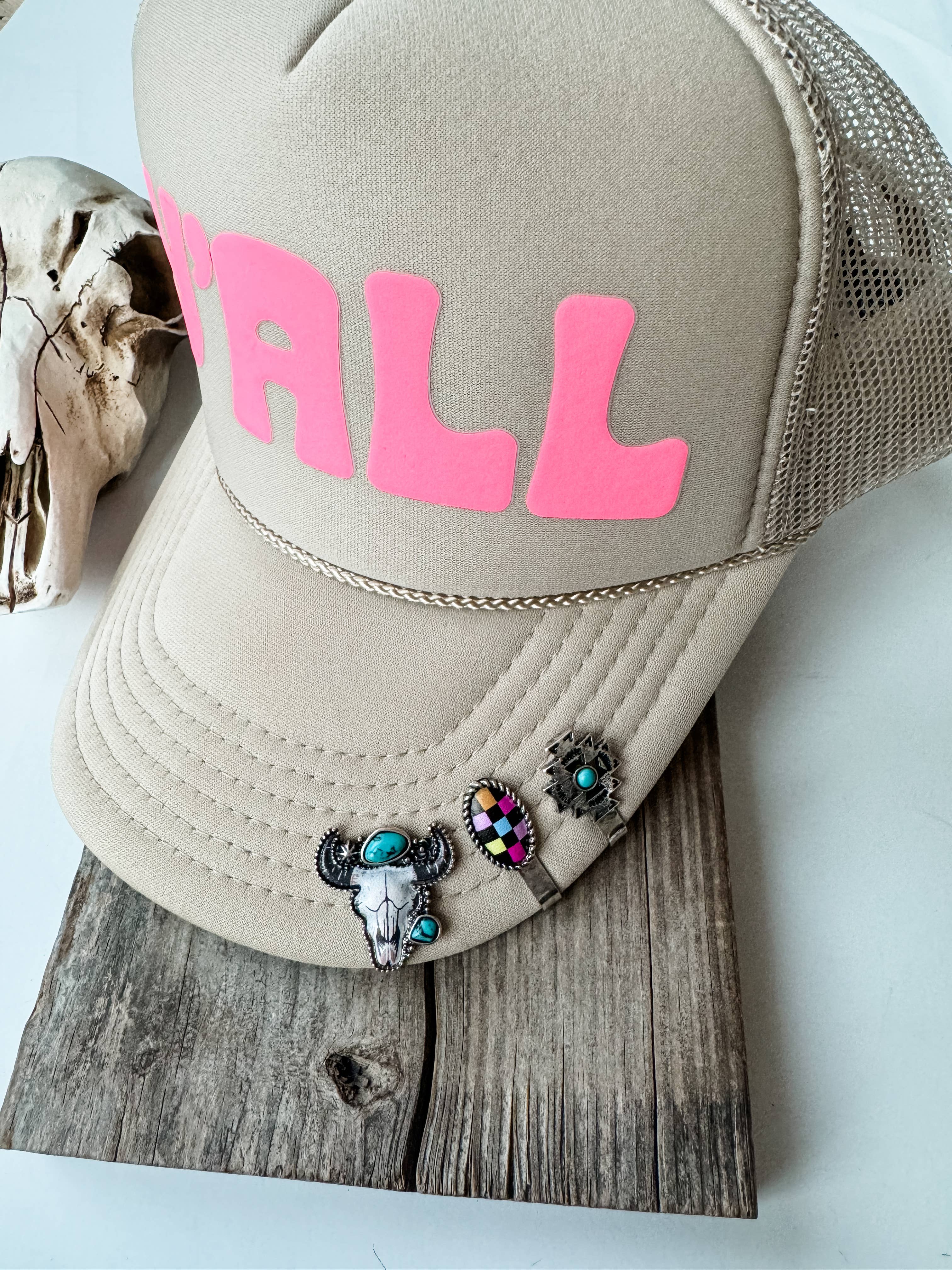 Boho Ranch Shop - Wholesale Hat Accessory - Women's - Western Slip On Hat Charms - Hat clips 0