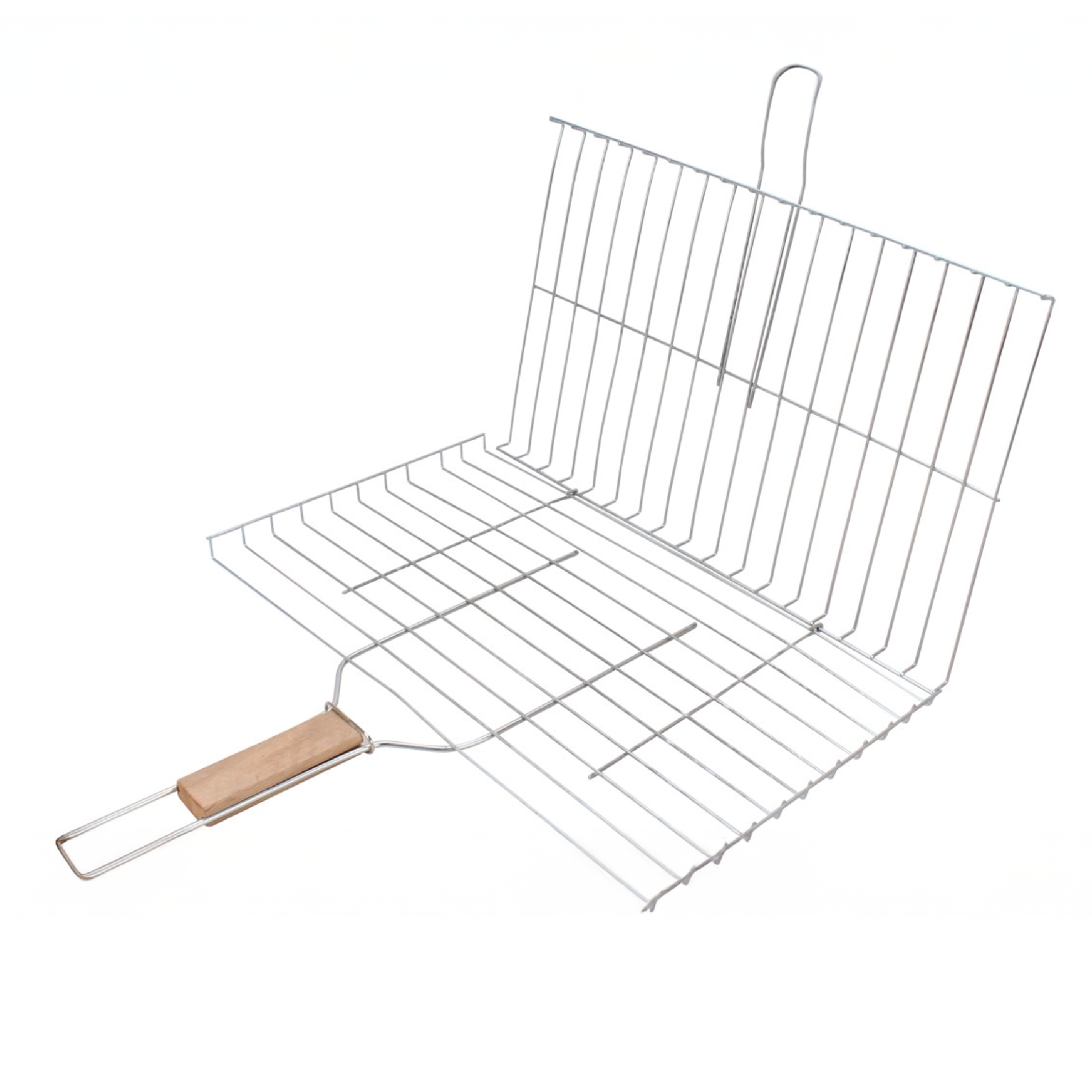 Hakan – wholesale Outdoor grill tools – Extra-Thick Barbecue Grill Basket, Lockable 11" x 18"2