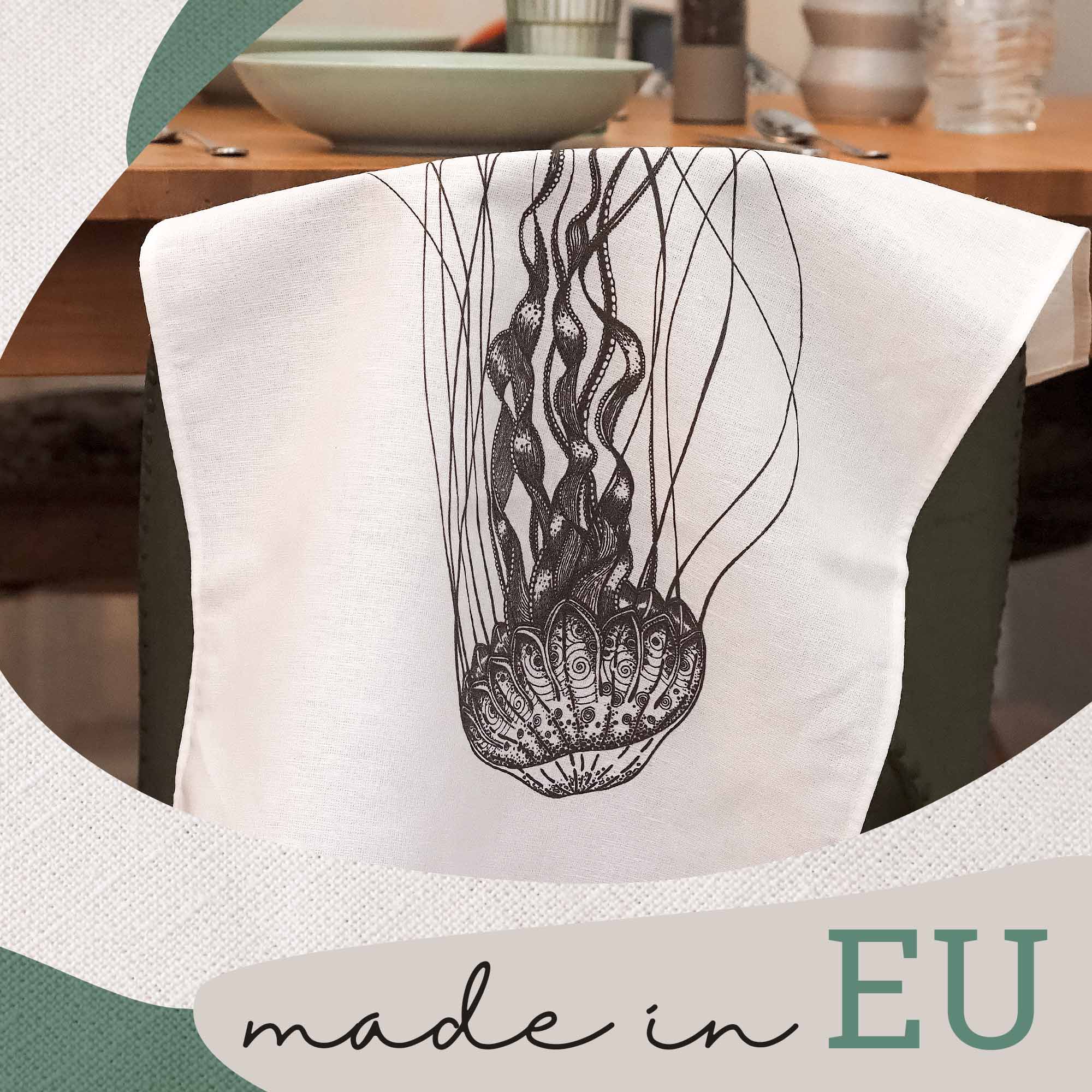 LIGARTI - Wholesale Tea Towel - Dish towel – Deep sea jellyfish2