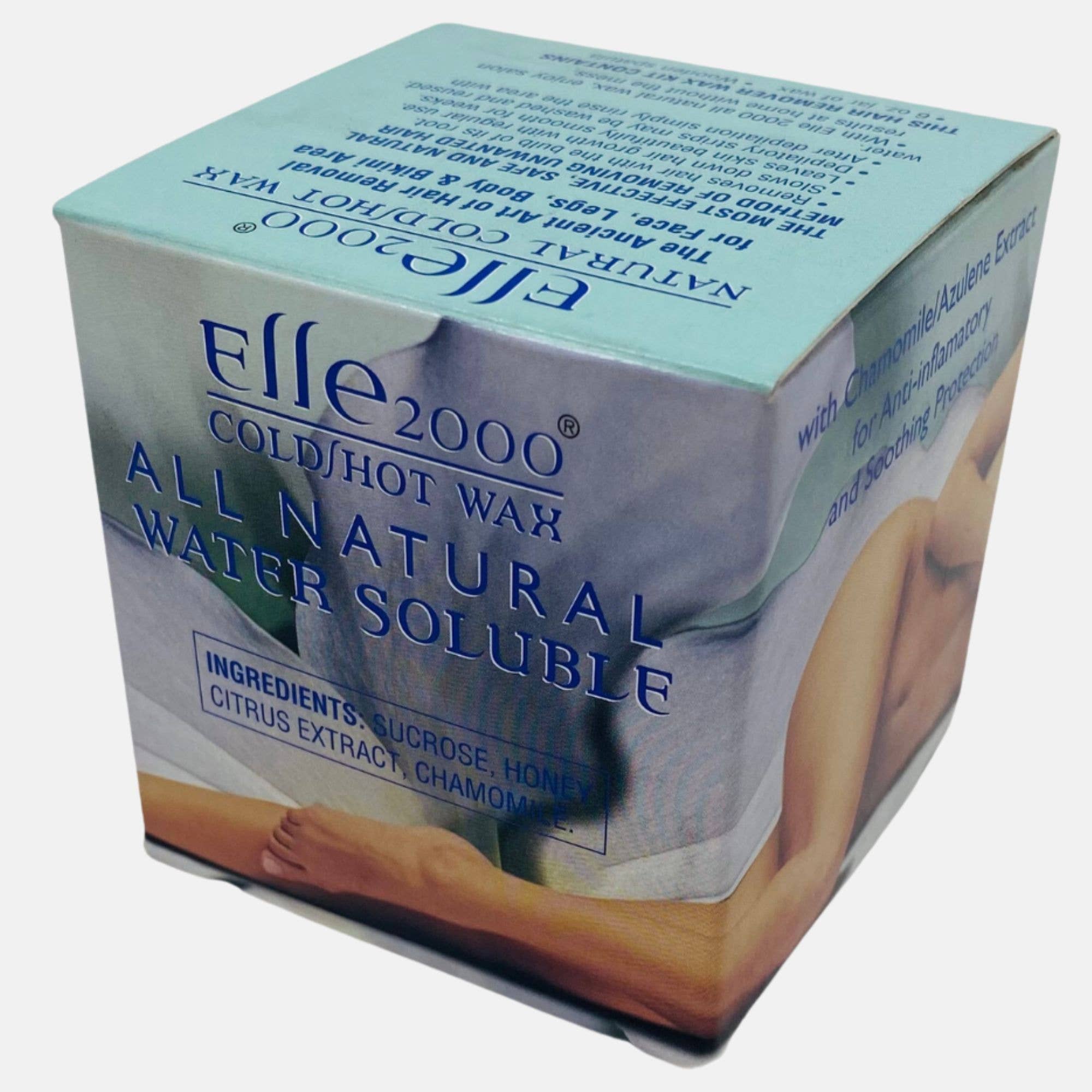 Rucci Professional - Wholesale Body Waxing Product - W911 ELLE 2000 Cold/Hot Wax All Natural Water Soluble 12oz1
