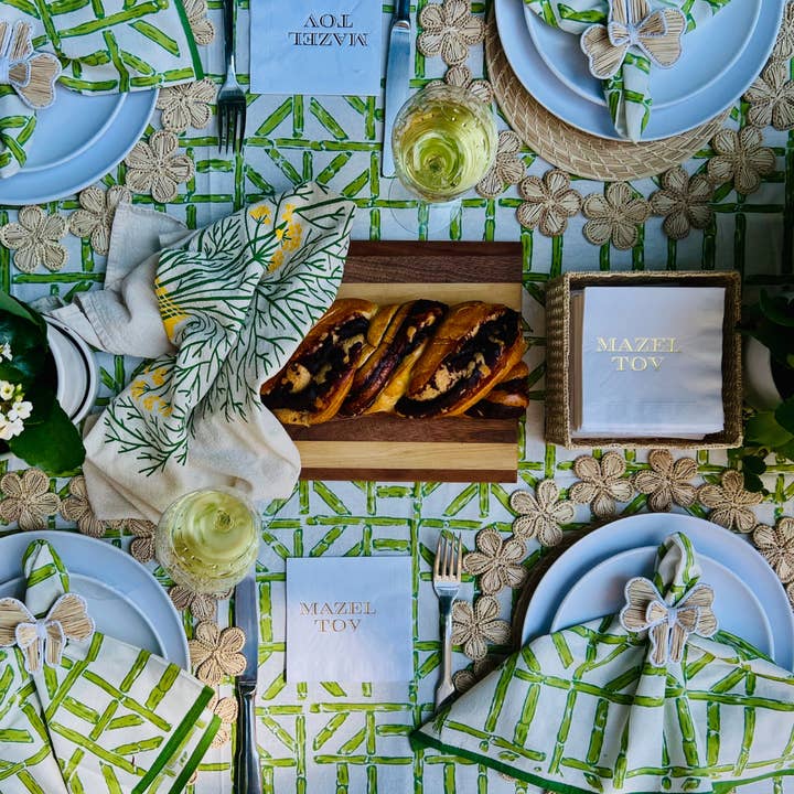 Sunshine Daisy LLC - Wholesale Disposable Napkin - Mazel Tov Cocktail Paper Napkins10