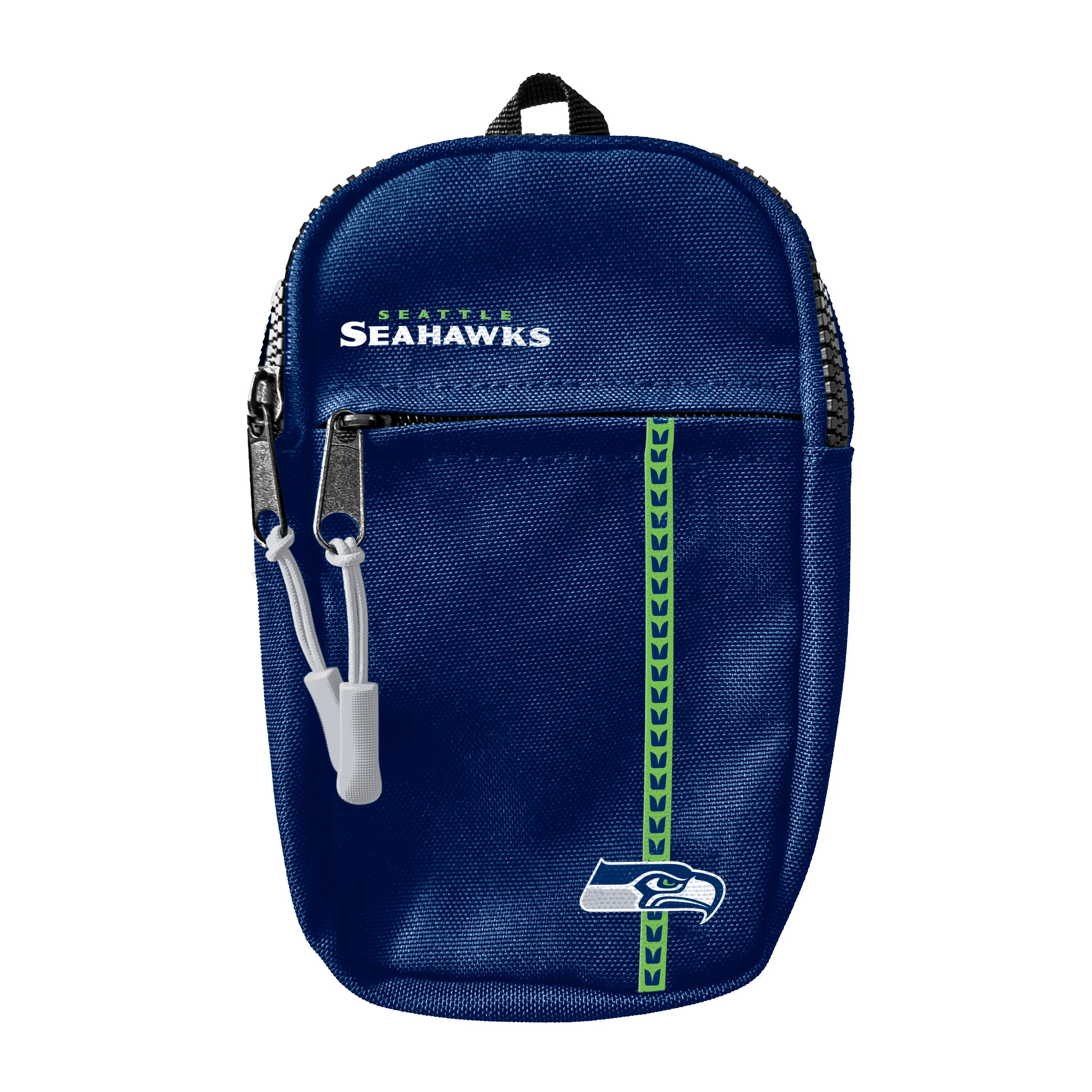Prime Brands Group - Wholesale Crossbody Bag - Unisex - NFL Seattle Seahawks Crossbody Tech Bag0
