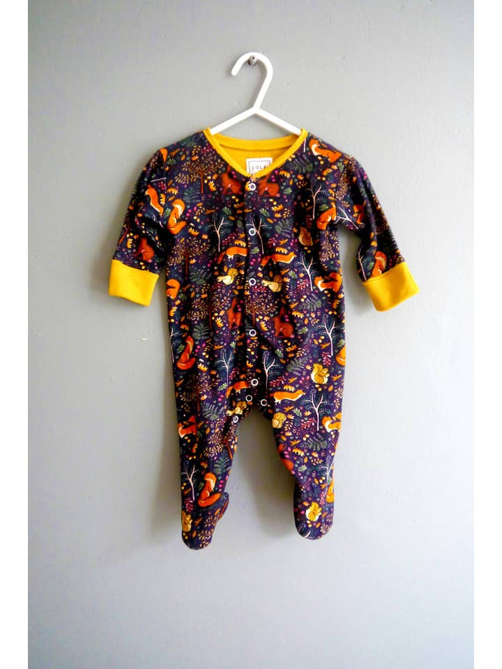 LOLA+BLAKE - Wholesale Jumpsuit - Baby - Woodland Babygrow2