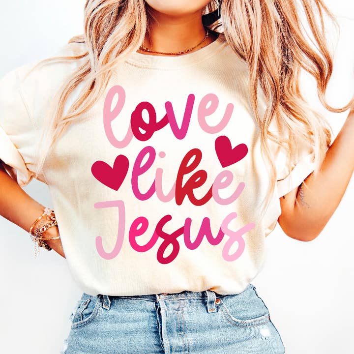Love Like Jesus Sweatshirt for wholesale by Blazing Oaks Clothing Company