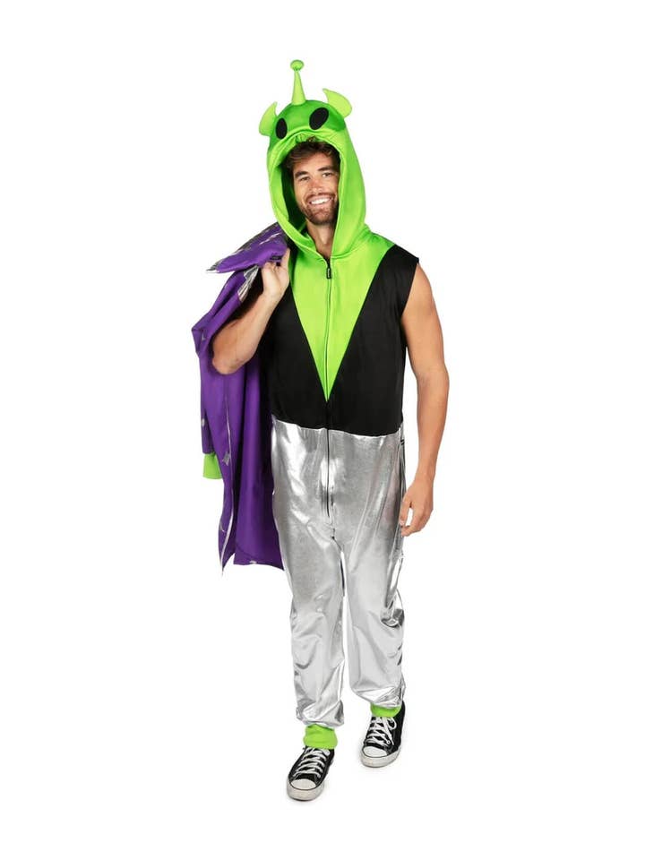 Tipsy Elves – wholesale Costume – Men's – Alien Costume - Unisex Extraterrestrial Halloween Jumpsuit