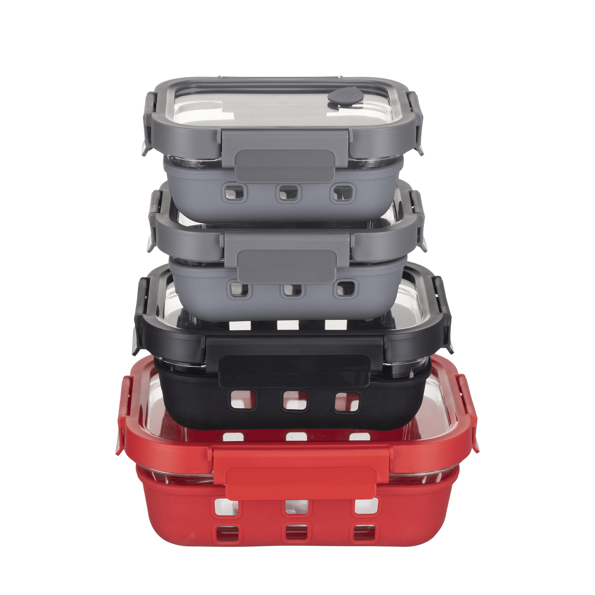 Genicook Product LLC – wholesale Food storage container – Glass Containers + Lids Set5