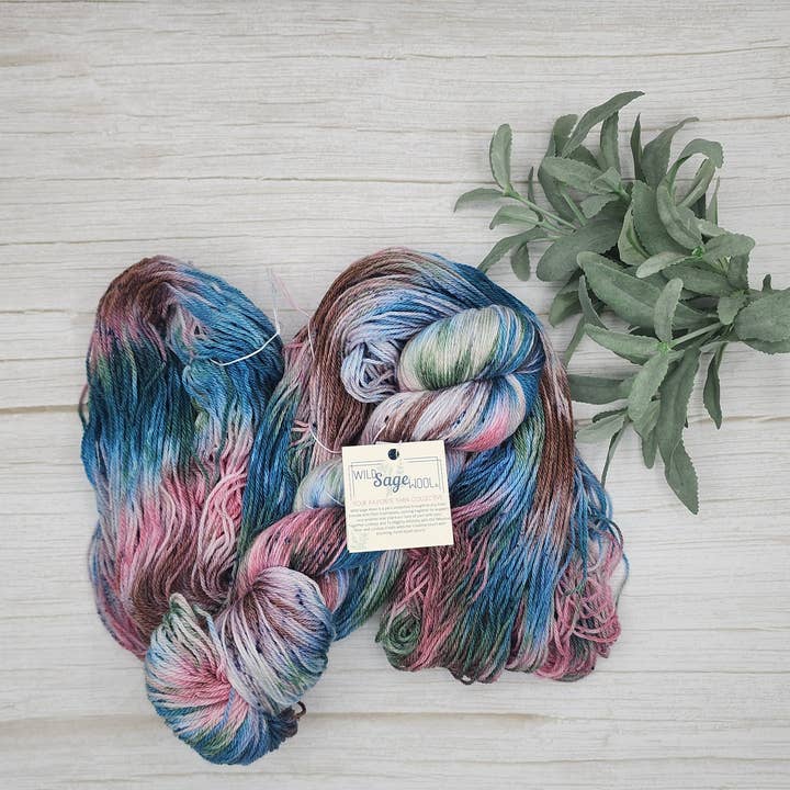 Dawn Bloom - Dedilhado — Tingimento por Encomenda por atacado de Wild Sage Wool