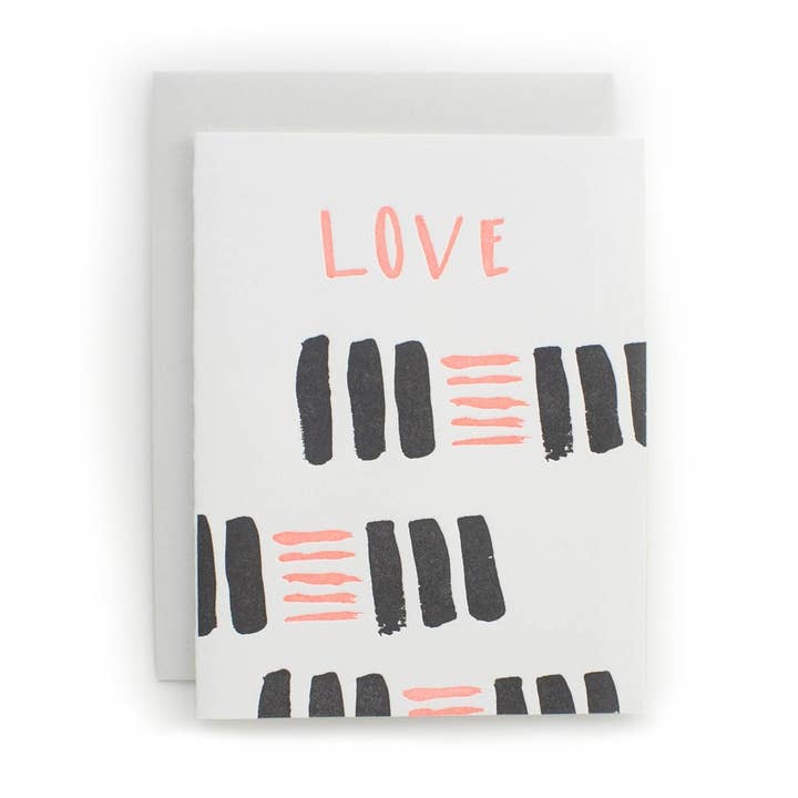 Carte d'amour - Motif néon pour la vente par Tack and Ward