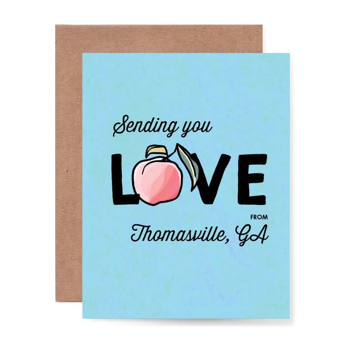 Sending you love from Thomasville GA Card for wholesale by Bring Aloha