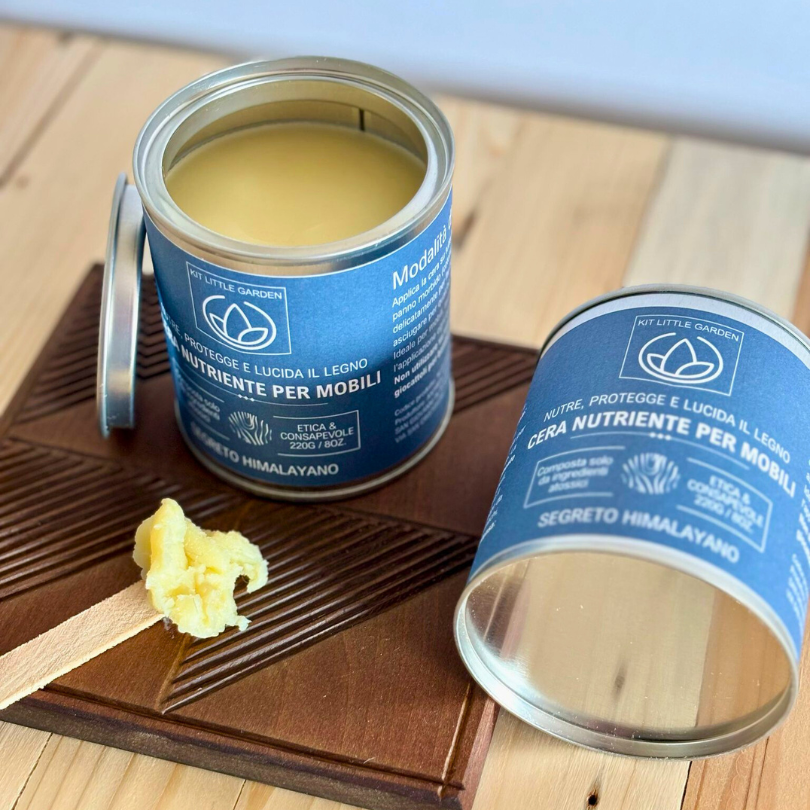 Kit Little Garden – Großhandel Möbelwachs/-farbe – Naturwachs für Holz und Oberflächen KLG - Himalayan Secret5