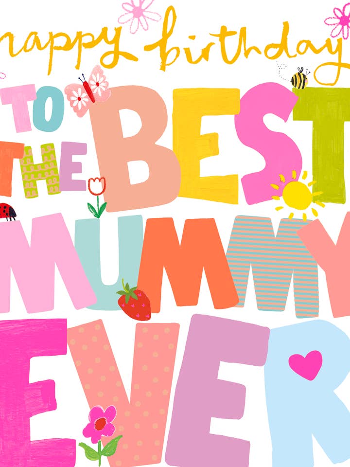 MELHOR MÃE DE SEMPRE ANIVERSÁRIO por atacado de Paper Salad