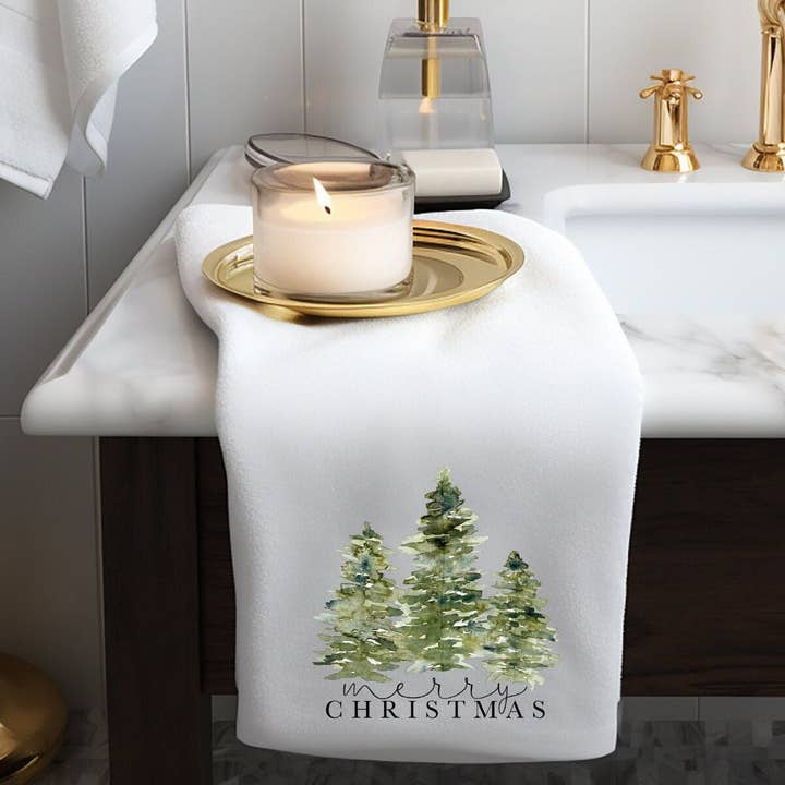 Fernville Creations - Wholesale Hand Towel - Christmas Tree Holiday Hand Towel & Bath/Kitchen Decor6