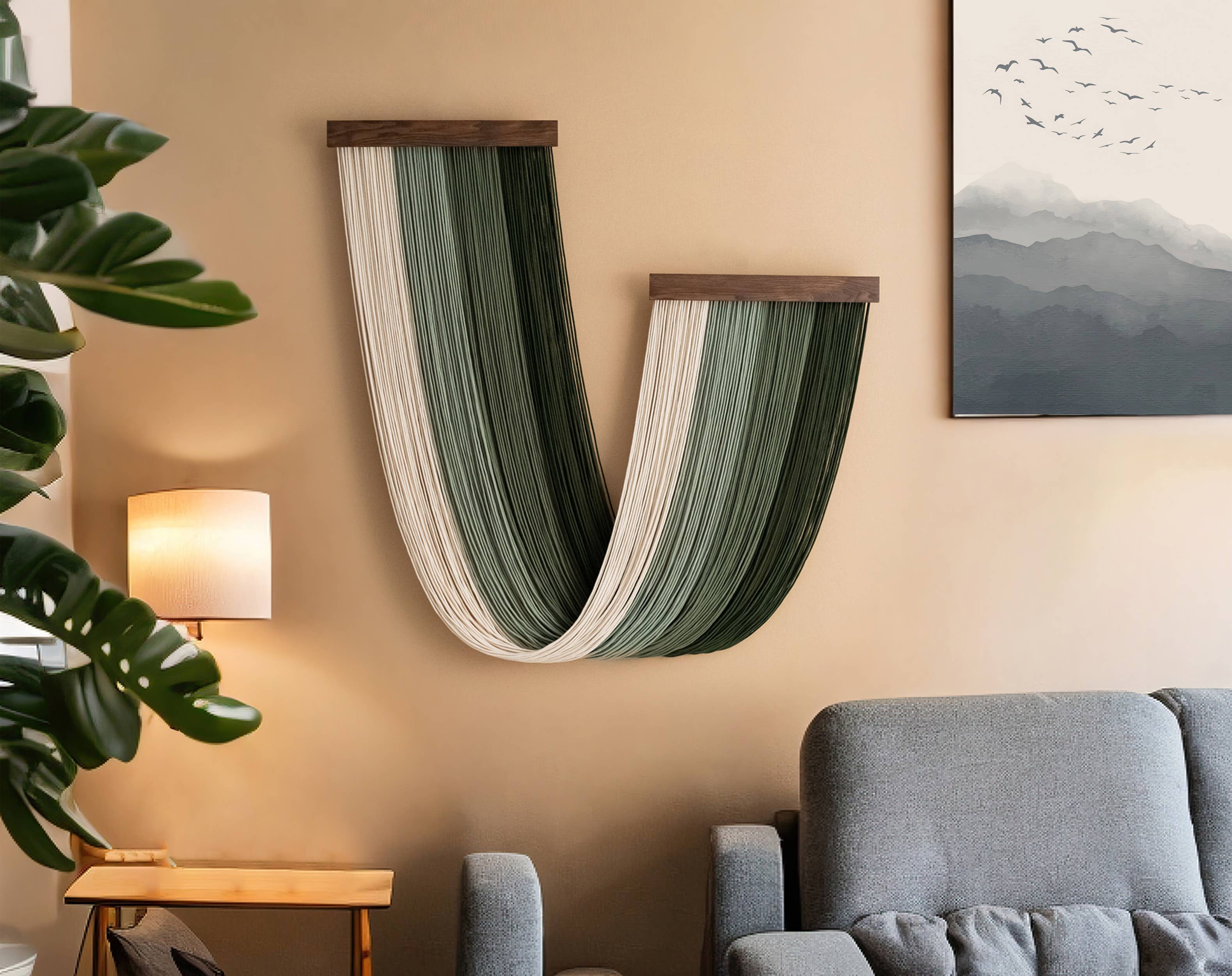 MinhandBros - Vendita all'ingrosso Set di decorazioni da parete - Decorazione da parete in filato per camera W5913