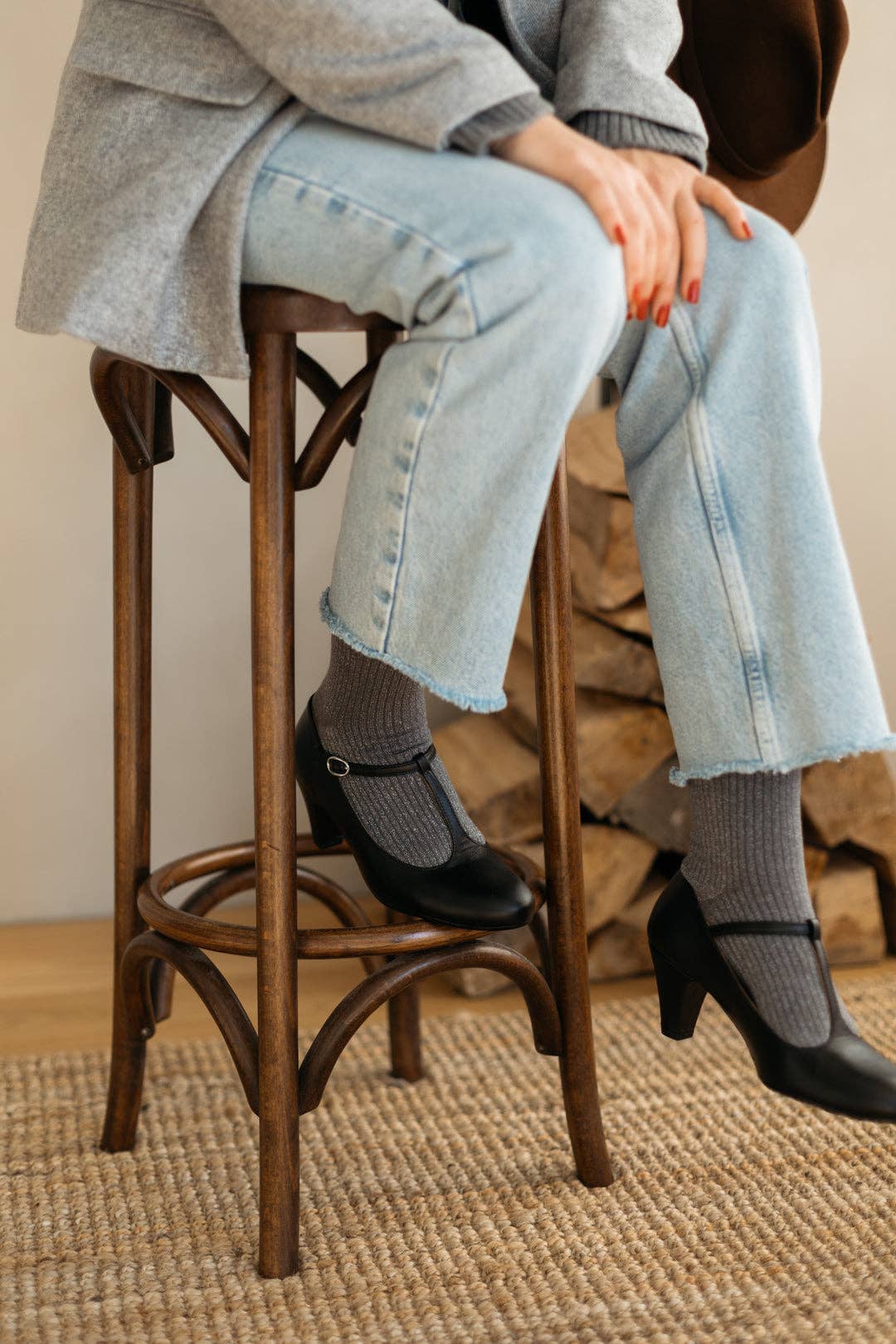 MIUMMASH DAMIAN TOMZIK - Wholesale Low Heels - Women's - Handmade Leather heels (5.5 cm) - Astrid - Black 35-42 2