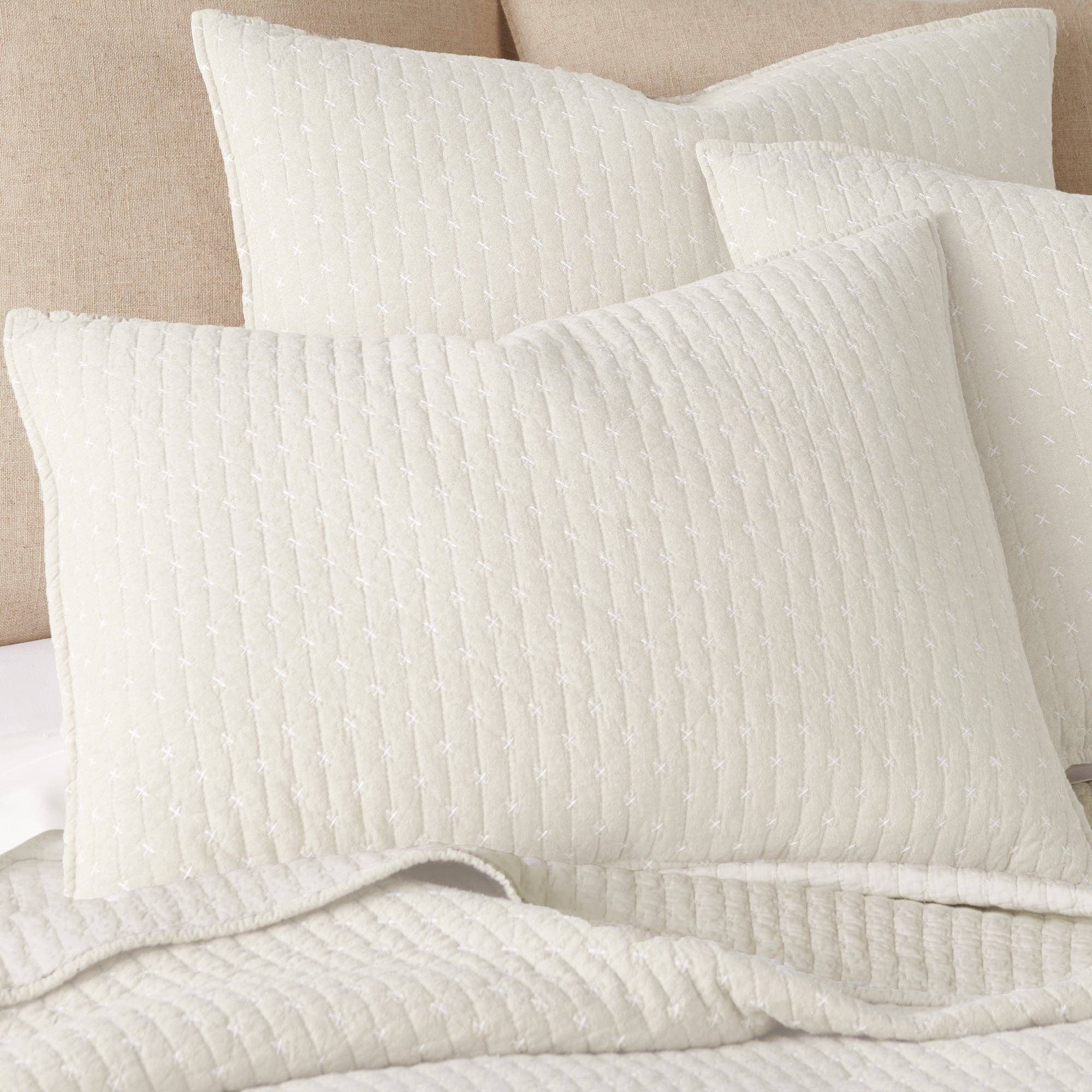 Levtex Home - Vente Parure de lit - Ensemble de couette en point de croix49