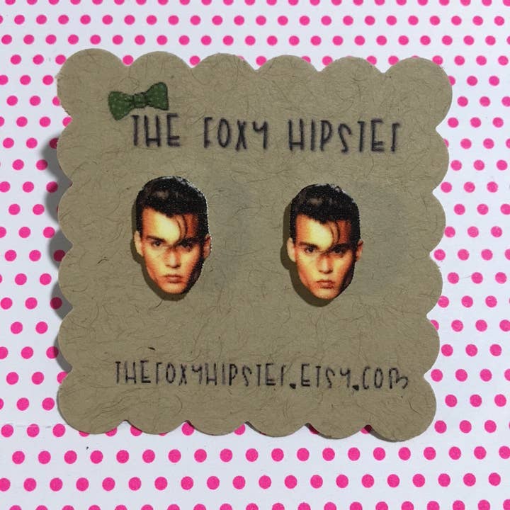 The Foxy Hipster – Brincos de pino por atacado – Brincos Cry Baby Stud1