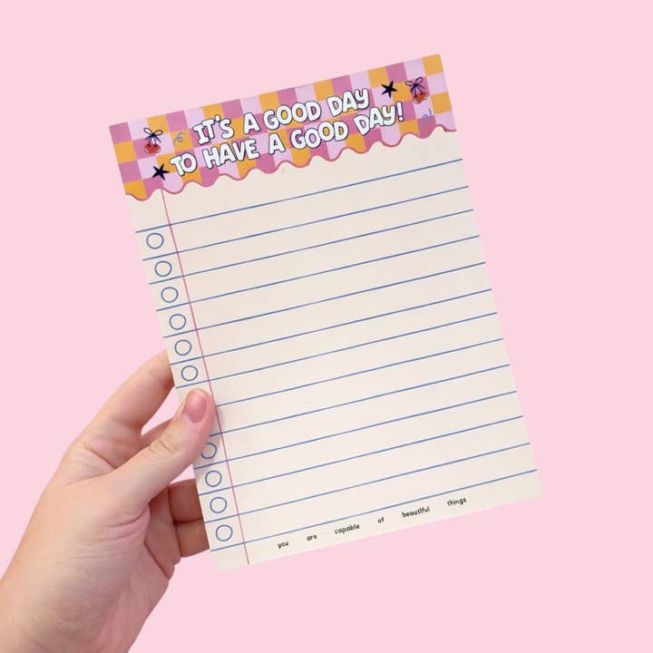 Notizblock: Es ist ein guter Tag für den Großhandel von Posh Paperie